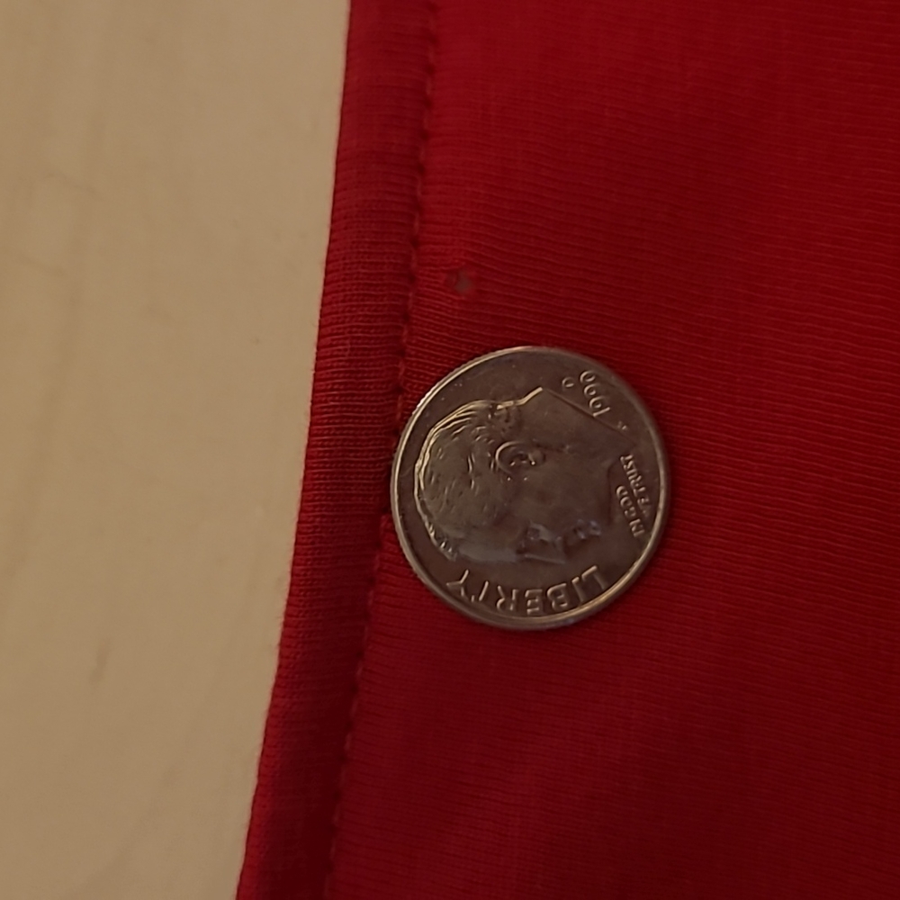 Lauren Ralph Lauren Red 100% Cotton Three Quarter Blouse - Picture 11 of 11